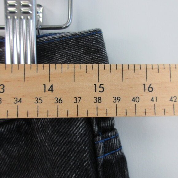 BGD Urban Outfitters High Rise Baggy Women's Jeans 29 Black 100% Cotton Y2K 818 - Picture 10 of 13